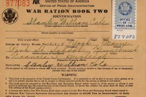 Ration book Stanley William Cole
