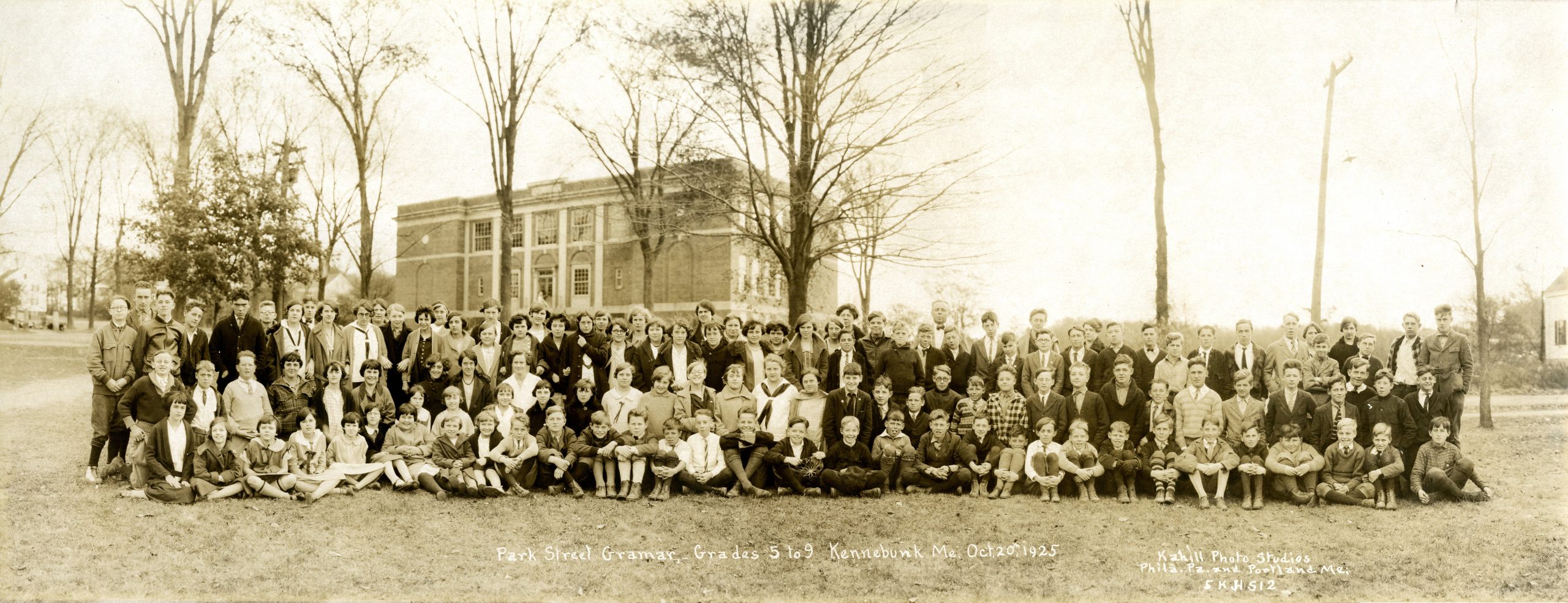 Park Street Grammar School students, Grades 5-9, 1925