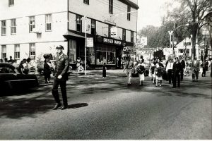 Memorial Day parade on Main Street, c.1955