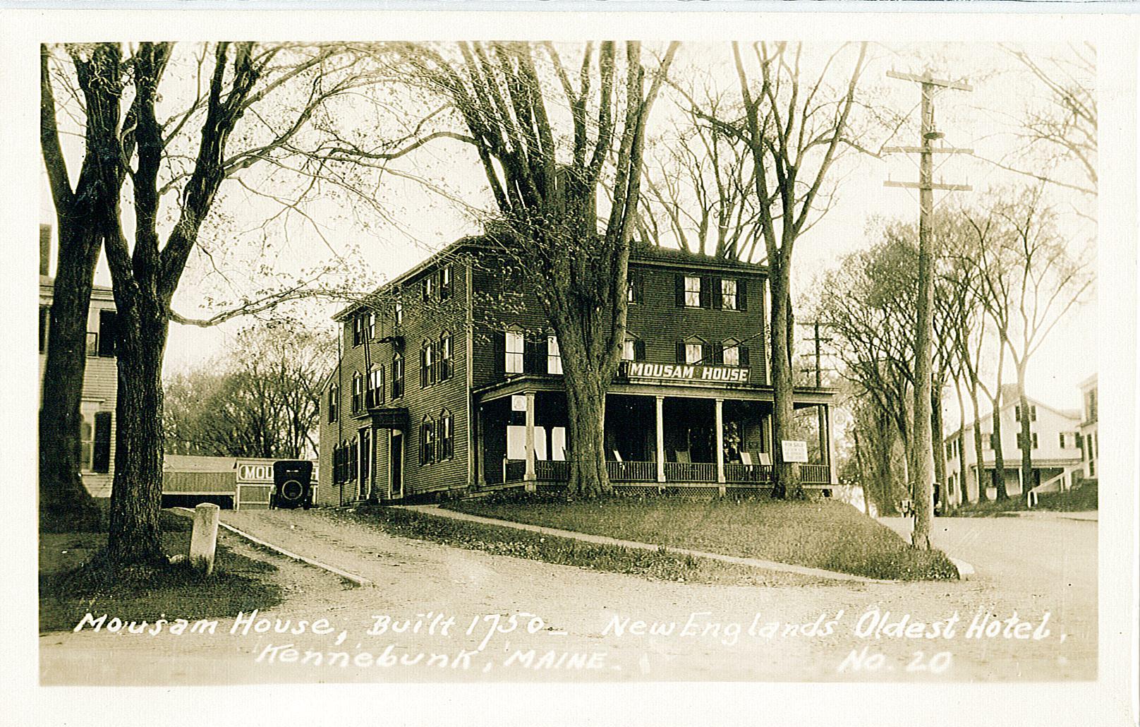 The Mousam House located on Main Street, 1937.