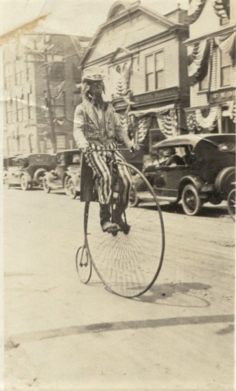 George Cousins in the Centennial Parade, 1920