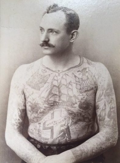 Martin Hildebrand tattoo model, late 19th century