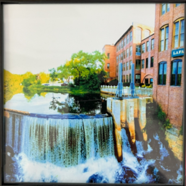 Mill Falls Photo - Black Framed