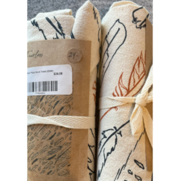 Feathers Flour Sack Towel