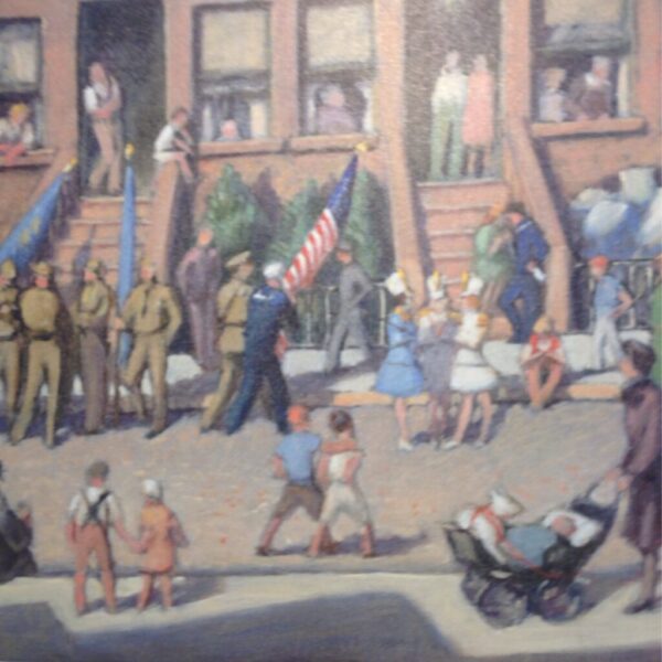 Parade Print on Canvas by E.C. Barry (Street)